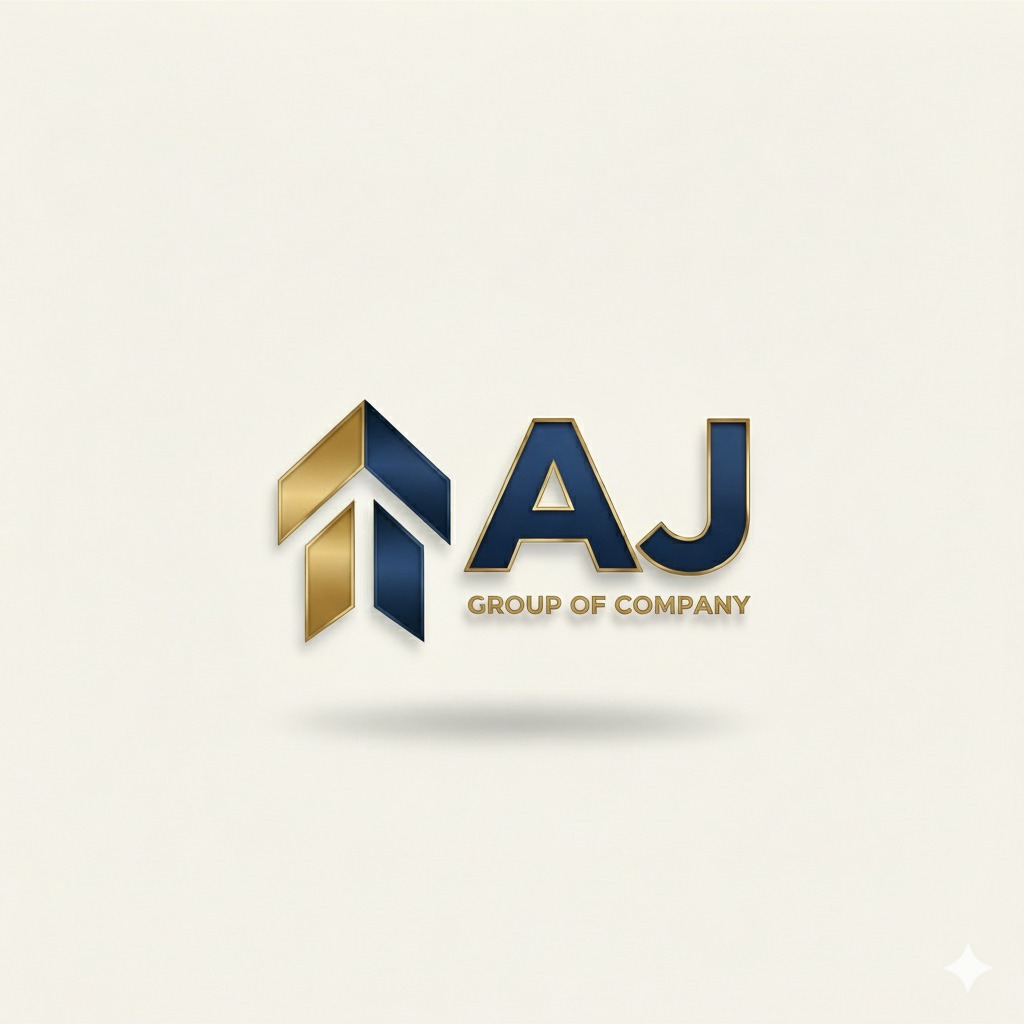 Aj construction & Builders Logo